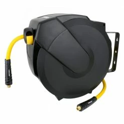 Husky 3/8 in. x 50 ft. Enclosed Hybrid Air Hose Reel