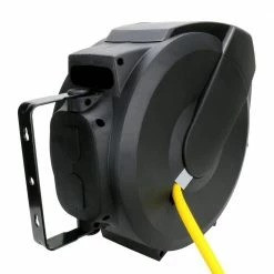 Husky 3/8 in. x 50 ft. Enclosed Hybrid Air Hose Reel -Tools Sales husky air hoses ahr1003 66 1000