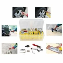 Husky 25 ft. Recoil Nylon Air Hose Kit 15-Piece 14 Husky 25 ft. Recoil Nylon Air Hose Kit 15-Piece -Tools Sales husky air tool accessory kits uaak 15f 2 c3 1000