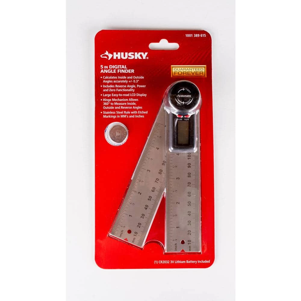 Husky 5 in. Digital Protractor 9 Husky 5 in. Digital Protractor - Image 7