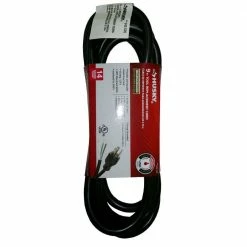 Husky 9 ft. 14/3 Medium-Duty Tool Replacement Cord in Black