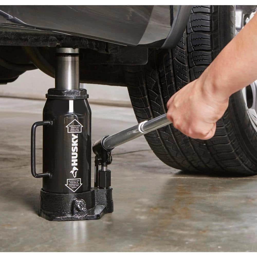 Husky 12-Ton Hydraulic Bottle Jack 5 Husky 12-Ton Hydraulic Bottle Jack - Image 3