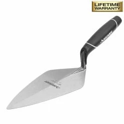 Husky 10 in. x 4-5/8 in. Pro London Brick Trowel -Tools Sales husky brick trowels 57488 44 1000