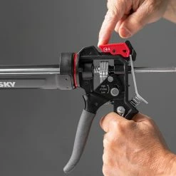 Husky 10 oz. Heavy-Duty High Leverage Drip Free Caulk Gun -Tools Sales husky caulk guns 19pt0902 1f 1000