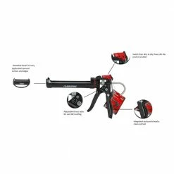 Husky 10 oz. Heavy-Duty High Leverage Drip Free Caulk Gun -Tools Sales husky caulk guns 19pt0902 d4 1000