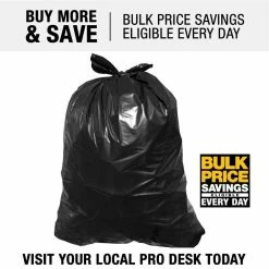 Husky 42 Gal. Heavy-Duty Clean-Up Bags (200-Count) -Tools Sales husky contractor bags hk42wc050b 4pk 31 1000