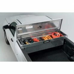 Husky 71.36 in. Diamond Plate Aluminum Full Size Crossbed Truck Tool Box -Tools Sales husky crossover truck tool boxes 102100 9 01 fa 1000