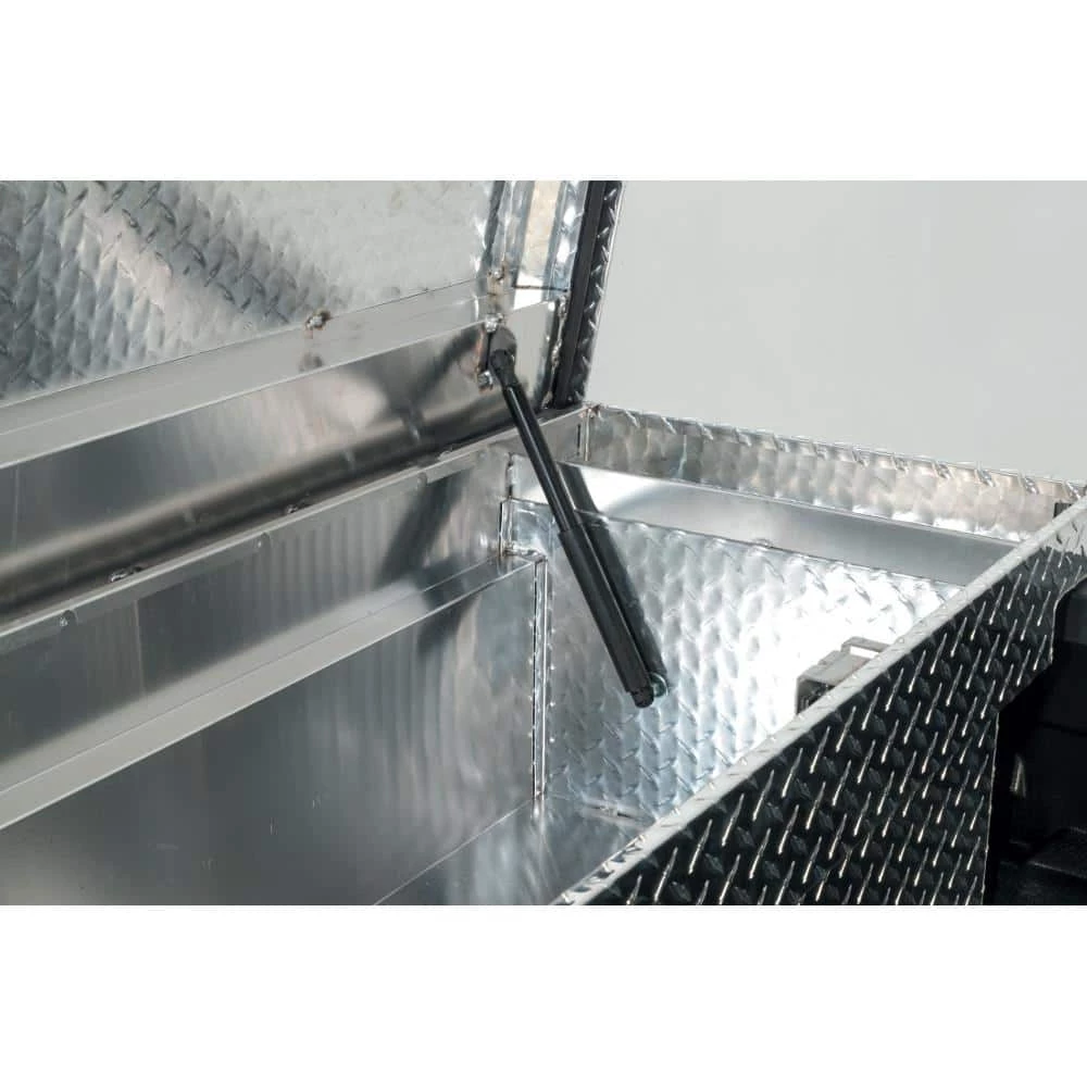 Husky 71.36 in. Diamond Plate Aluminum Full Size Crossbed Truck Tool Box 7 Husky 71.36 in. Diamond Plate Aluminum Full Size Crossbed Truck Tool Box - Image 5