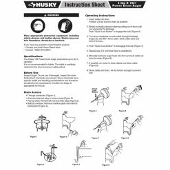 Husky 1/4 in. x 15 ft. Drum Auger -Tools Sales husky drain snakes 82 969 111 a0 1000