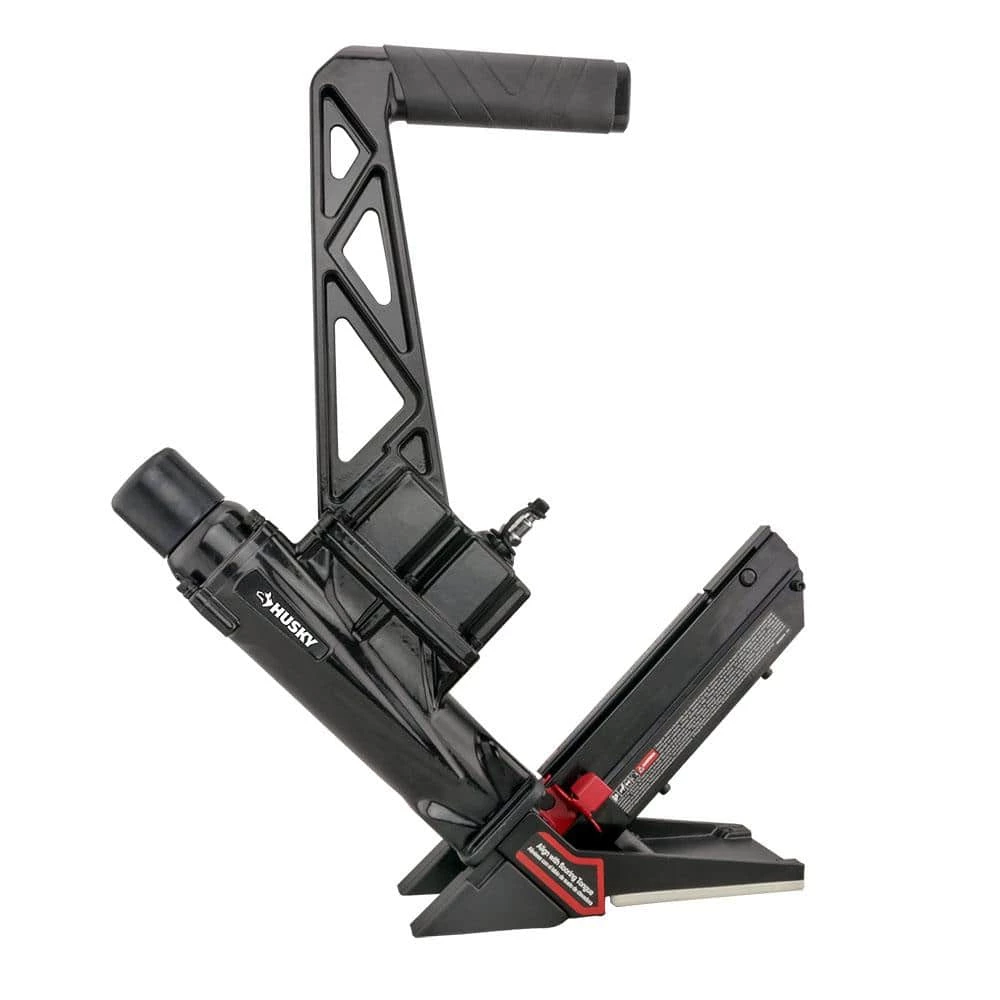 Husky Pneumatic 3-in-1 15.5-Gauge and 16-Gauge 2 in. Flooring Nailer and Stapler with Quick Jam Release 5 Husky Pneumatic 3-in-1 15.5-Gauge and 16-Gauge 2 in. Flooring Nailer and Stapler with Quick Jam Release - Image 3