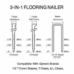 Husky Pneumatic 3-in-1 Flooring Nailer and Brad Nailer Combo Kit (2-Piece) 23 Husky Pneumatic 3-in-1 Flooring Nailer and Brad Nailer Combo Kit (2-Piece) -Tools Sales husky floor nailers hduflbr50 1f 1000