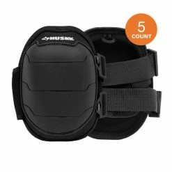 Husky Foam Hard Cap Work Knee Pad (5-Pack)