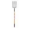 Husky 47 in. L Wood Handle 10-Tines Welded Bedding Fork -Tools Sales husky garden forks 618039 64 1000