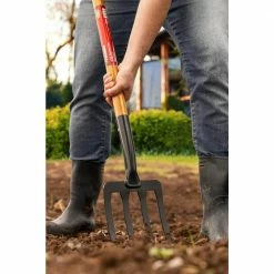 Husky 28 in. D-Grip Short Wood Handle 4-Tine Spading Garden Fork 12 Husky 28 in. D-Grip Short Wood Handle 4-Tine Spading Garden Fork -Tools Sales husky garden forks 77118 950 44 1000