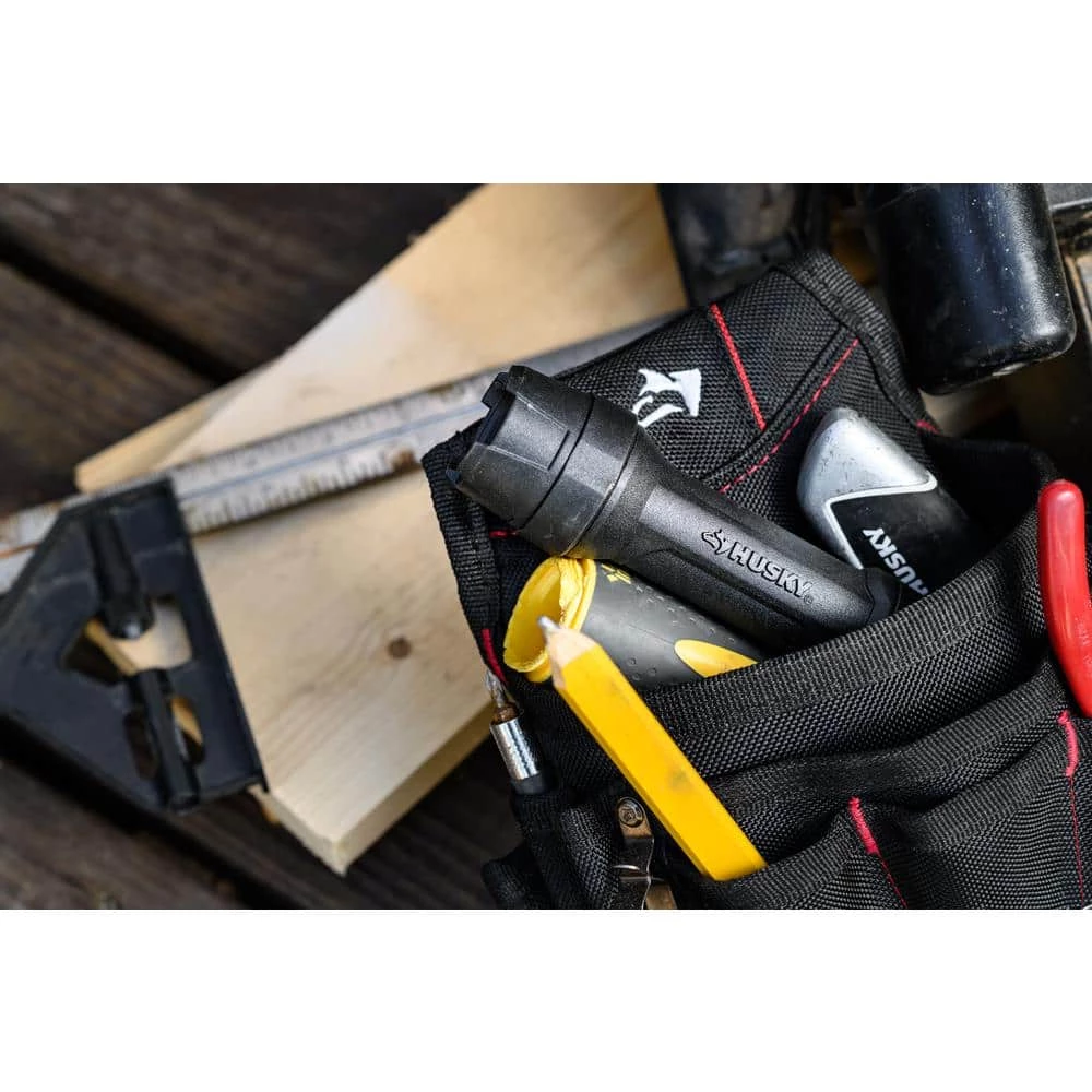 Husky 500 Lumens Tough Stainless Steel Core Multi-Setting LED Flashlight, Impact and Water Resistant with Batteries 8 Husky 500 Lumens Tough Stainless Steel Core Multi-Setting LED Flashlight, Impact and Water Resistant with Batteries - Image 6