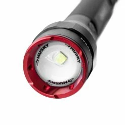 Husky 1500 Lumens Dual-Power Focusing LED Rechargeable Flashlight 3 Modes with USB Port and Rechargeable Battery -Tools Sales husky handheld flashlights hsky1500dpfl 1f 1000
