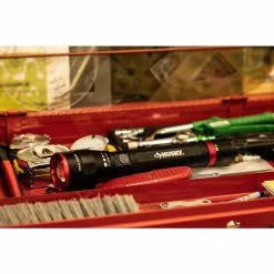 Husky 1500 Lumens Dual-Power Focusing LED Rechargeable Flashlight 3 Modes with USB Port and Rechargeable Battery -Tools Sales husky handheld flashlights hsky1500dpfl 31 1000