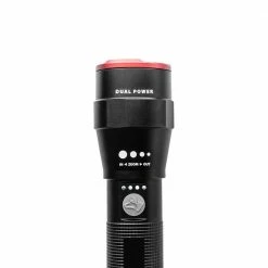 Husky 1500 Lumens Dual-Power Focusing LED Rechargeable Flashlight 3 Modes with USB Port and Rechargeable Battery -Tools Sales husky handheld flashlights hsky1500dpfl c3 1000