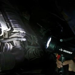 Husky 1500 Lumens Dual Power Rechargeable Handheld Spotlight -Tools Sales husky handheld spotlights 90655 77 1000