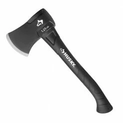 Husky 1-1/4 lbs. 14 in. FGL Handle Camp Axe