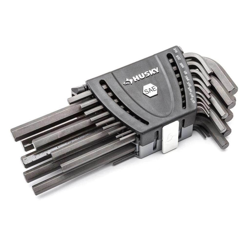 Husky SAE/Metric Long Arm Hex Key Set (26-Piece) 6 Husky SAE/Metric Long Arm Hex Key Set (26-Piece) - Image 4