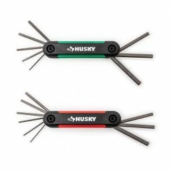 Husky Mini Folding Hex Key Set (9-Piece SAE, 8-Piece MM) 14 Husky Mini Folding Hex Key Set (9-Piece SAE, 8-Piece MM) -Tools Sales husky hex key sets hmfhksm17pcn 06 1f 1000