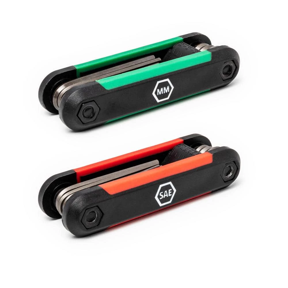 Husky Mini Folding Hex Key Set (9-Piece SAE, 8-Piece MM) 6 Husky Mini Folding Hex Key Set (9-Piece SAE, 8-Piece MM) - Image 4