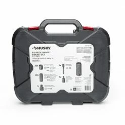 Husky 1/2 in. Drive SAE/Metric Impact Socket Set (64-Piece) -Tools Sales husky impact socket sets h64imps 4f 1000