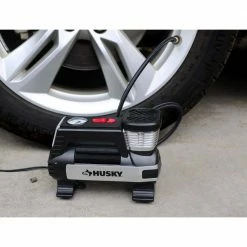 Husky 12-Volt Wired Inflator -Tools Sales husky inflators rcp b62b 4f 1000