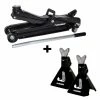 Husky 2-1/2-Ton Low Profile Floor Jack with Quick Lift and Jack Stand Pair -Tools Sales husky jack stands hd7024a bd 64 1000