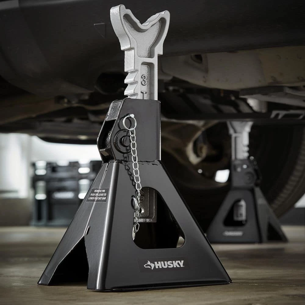 Husky 3-Ton Jack Stand (Pair) 5 Husky 3-Ton Jack Stand (Pair) - Image 3