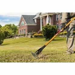 Husky 54 in. Long Wood Handle 19-Tine Adjustable Thatch Rake -Tools Sales husky landscaping rakes 77113 950 1f 1000