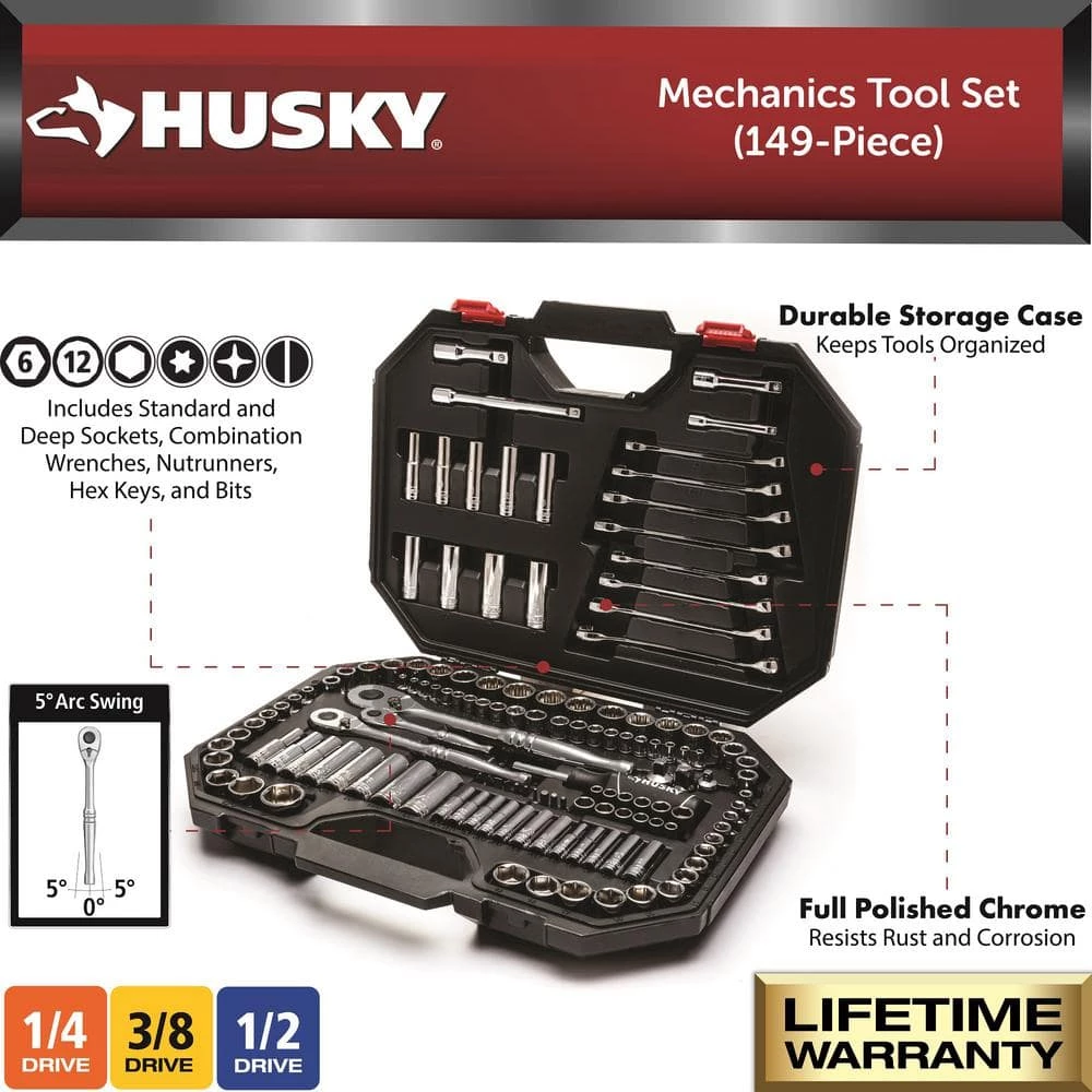 Husky Mechanics Tool Set (149-Piece) 5 Husky Mechanics Tool Set (149-Piece) - Image 3