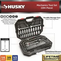 Husky Mechanics Tool Set (194-Piece) 19 Husky Mechanics Tool Set (194-Piece) -Tools Sales husky mechanics tool sets h194mts 40 1000