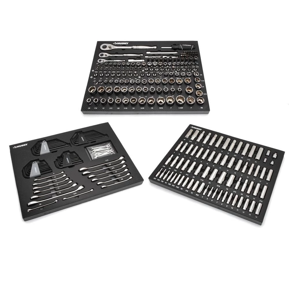 Husky Mechanics Tool Set in EVA Trays (290-Piece) 3 Husky Mechanics Tool Set in EVA Trays (290-Piece)