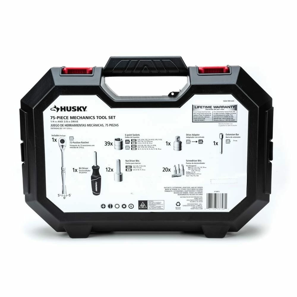 Husky Mechanics Tool Set (75-Piece) 11 Husky Mechanics Tool Set (75-Piece) - Image 9