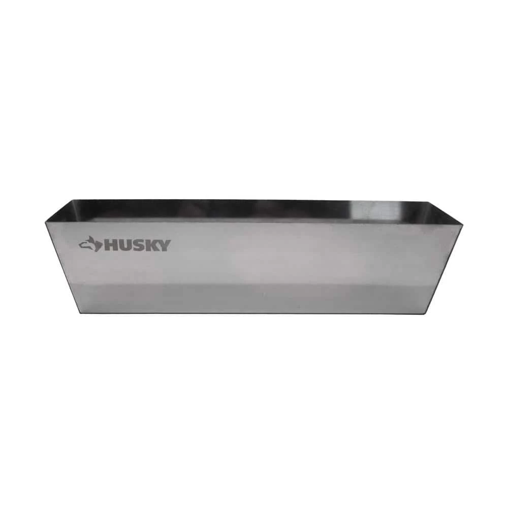 Husky 12in Stainless Steel Mud Pan 3 Husky 12in Stainless Steel Mud Pan