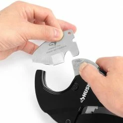 Husky 1-1/4 in. Ratcheting PVC Cutter -Tools Sales husky pipe cutters 16pl0101 1 40 1000