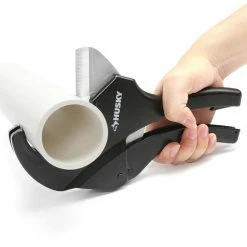 Husky 2 in. Ratcheting PVC Cutter (2-Pack) -Tools Sales husky pipe cutters 90122 1f 1000