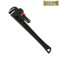 Husky 18 in. Heavy-Duty Cast Iron Pipe Wrench with 2 in. Jaw Capacity -Tools Sales husky pipe wrenches wg 40 18 c3 1000