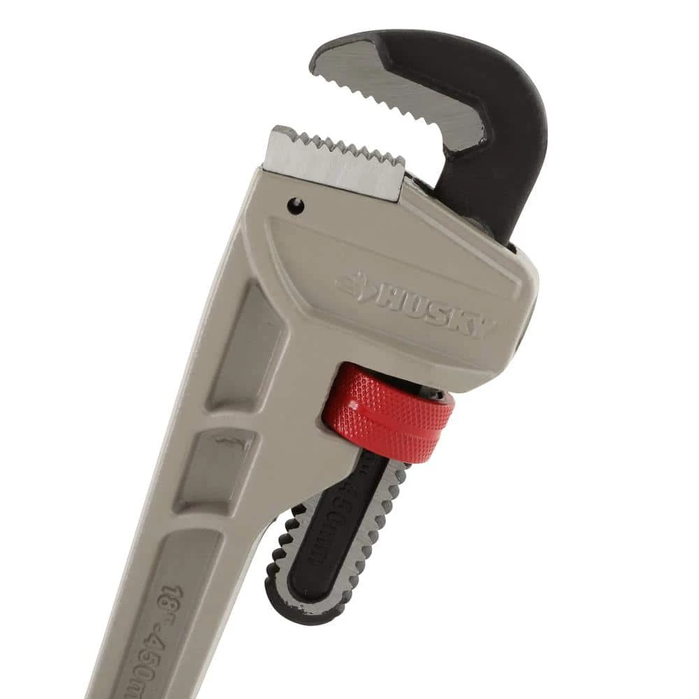 Husky 24 in. Aluminum Pipe Wrench with 2-1/2 in. Jaw Capacity 5 Husky 24 in. Aluminum Pipe Wrench with 2-1/2 in. Jaw Capacity - Image 3