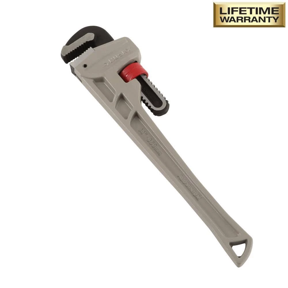 Husky 24 in. Aluminum Pipe Wrench with 2-1/2 in. Jaw Capacity 8 Husky 24 in. Aluminum Pipe Wrench with 2-1/2 in. Jaw Capacity - Image 6
