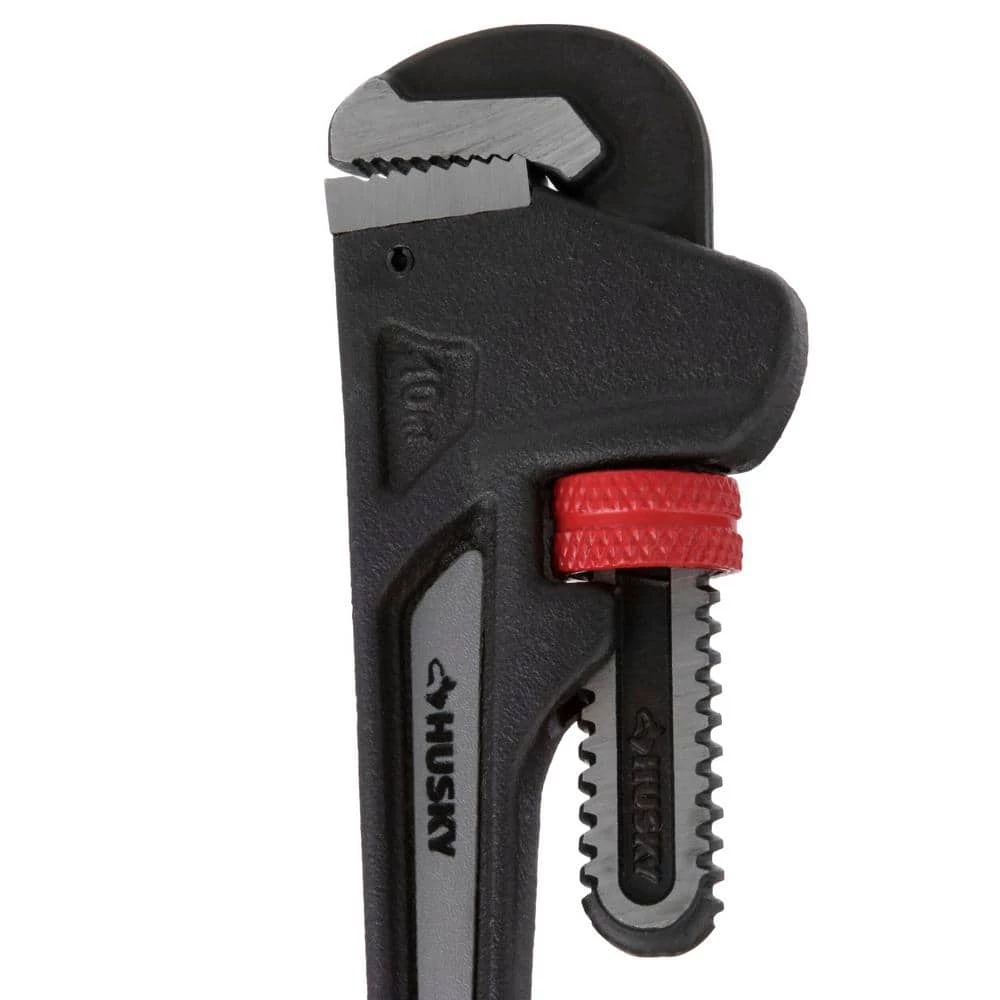 Husky 10 in. Heavy-Duty Pipe Wrench 5 Husky 10 in. Heavy-Duty Pipe Wrench - Image 3
