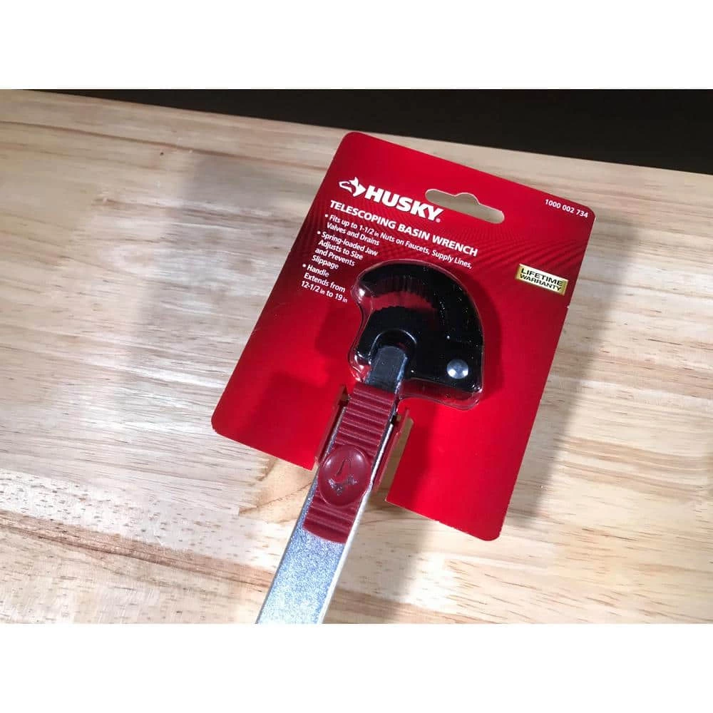 Husky 1-1/2 in. Quick-Release Telescoping Basin Wrench 11 Husky 1-1/2 in. Quick-Release Telescoping Basin Wrench - Image 9