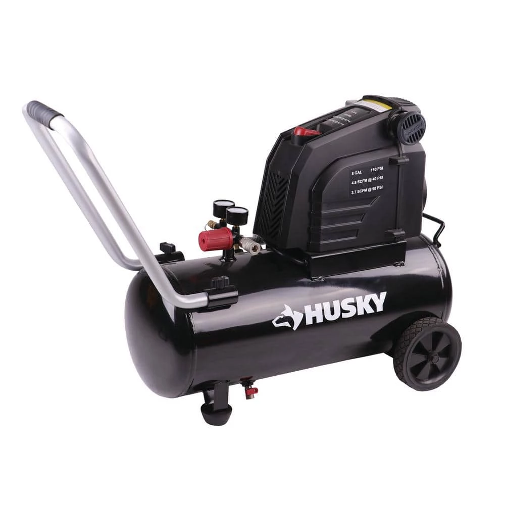 Husky 8G 150 PSI Hotdog Air Compressor 3 Husky 8G 150 PSI Hotdog Air Compressor
