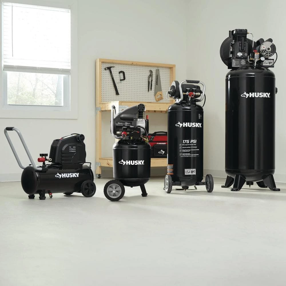 Husky 8G 150 PSI Hotdog Air Compressor 14 Husky 8G 150 PSI Hotdog Air Compressor - Image 12