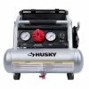 Husky 1 Gal. Portable Electric-Powered Silent Air Compressor -Tools Sales husky portable air compressors 3300113 64 1000