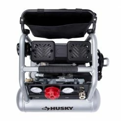 Husky 1 Gal. Portable Electric-Powered Silent Air Compressor 29 Husky 1 Gal. Portable Electric-Powered Silent Air Compressor -Tools Sales husky portable air compressors 3300113 76 1000