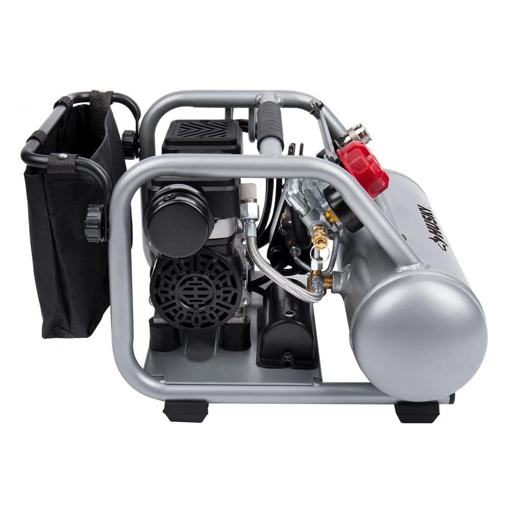 Husky 1 Gal. Portable Electric-Powered Silent Air Compressor 14 Husky 1 Gal. Portable Electric-Powered Silent Air Compressor - Image 12