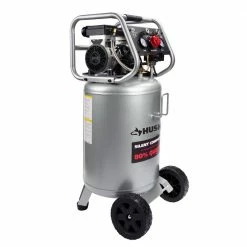 Husky 20 Gal. Vertical Electric-Powered Silent Air Compressor -Tools Sales husky portable air compressors 3332013 1d 1000